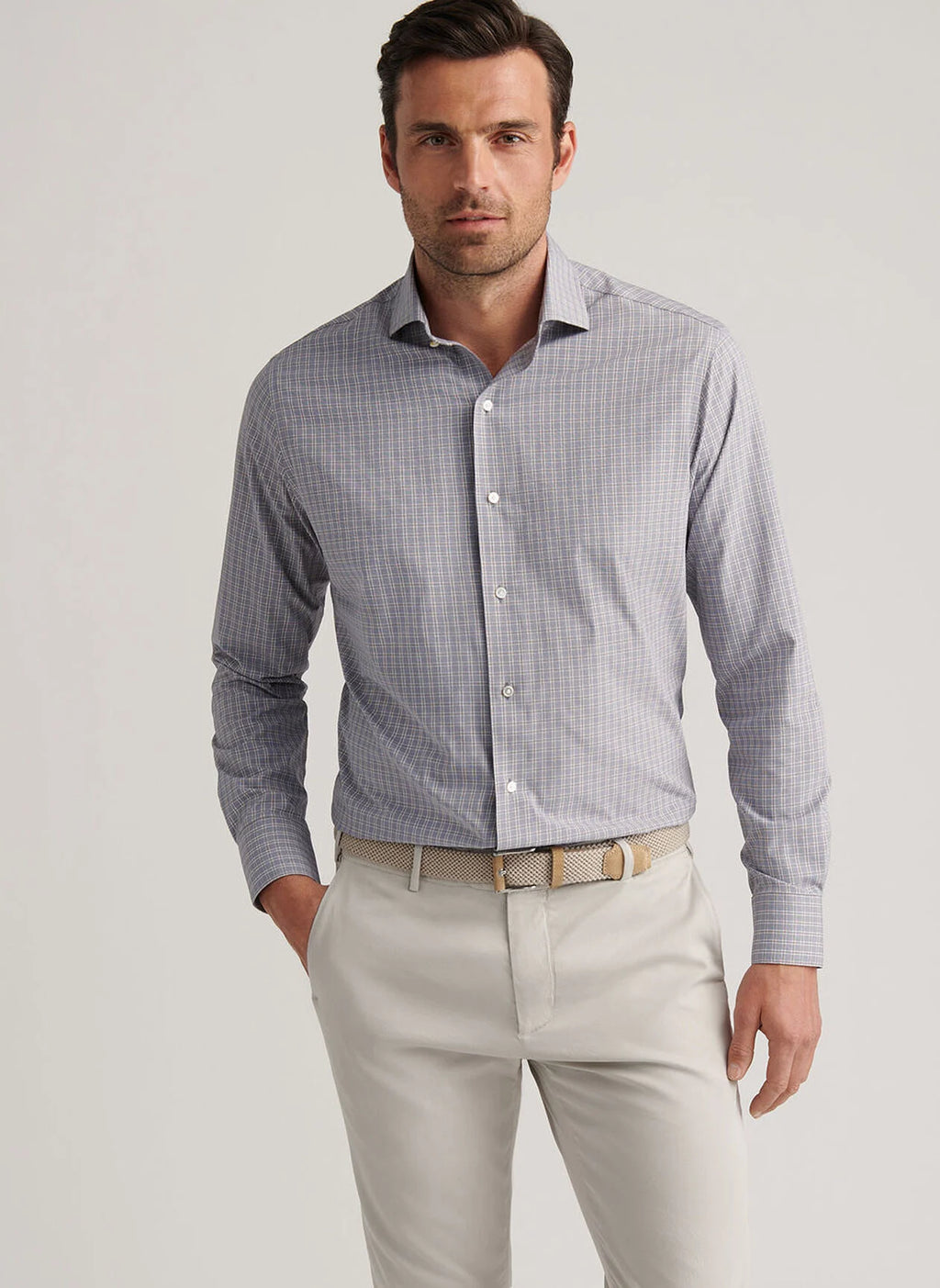 Peter Millar Bechet Performance Poplin Sport Shirt