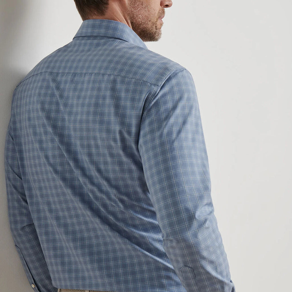 Peter Millar Reese Performance Poplin Sport Shirt