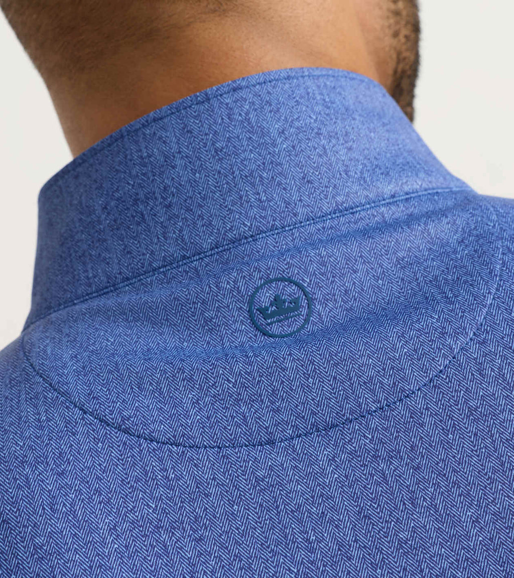 Peter Millar Perth Herringbone Performance Quarter-Zip
