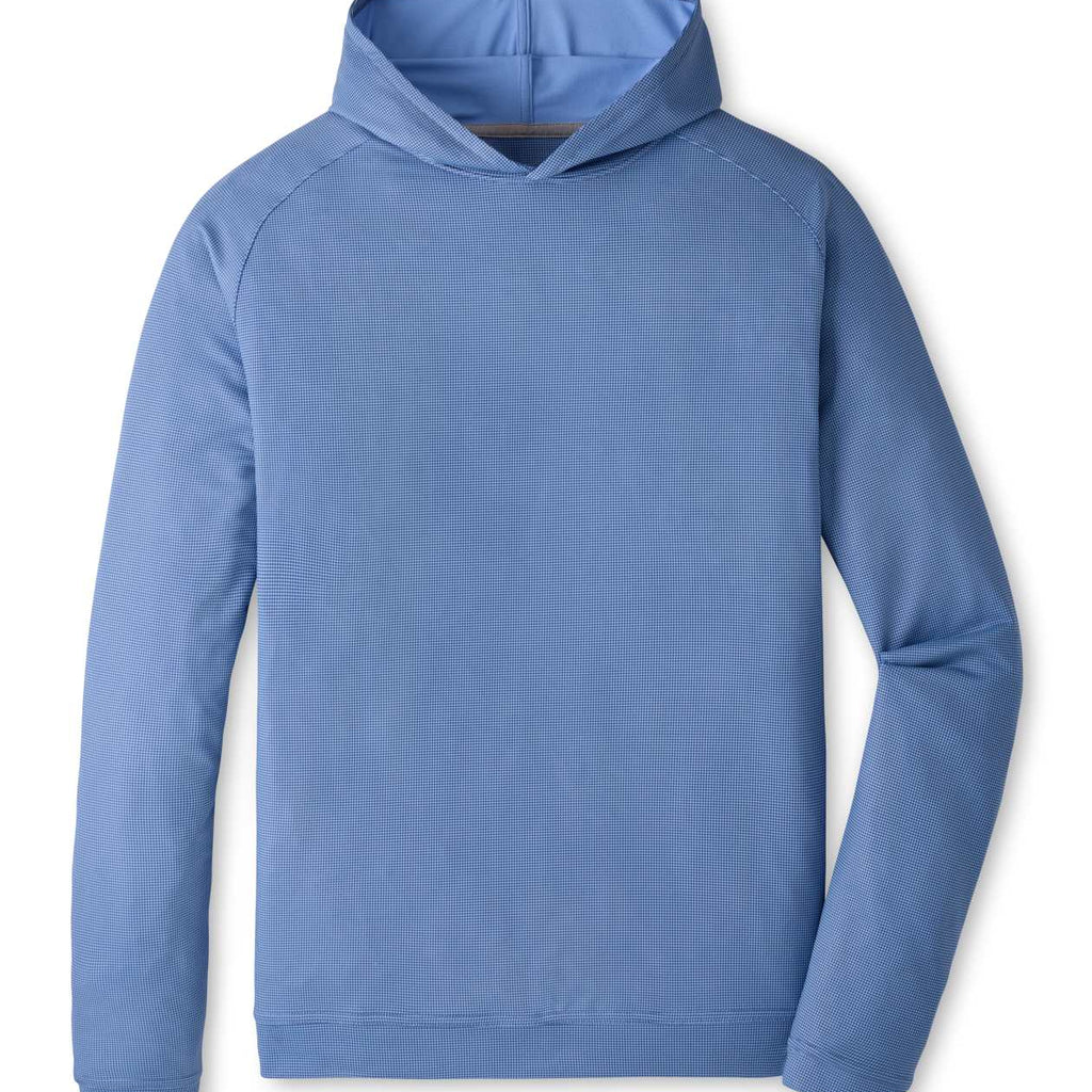 Peter Millar Pine Houndstooth Performance Hoodie