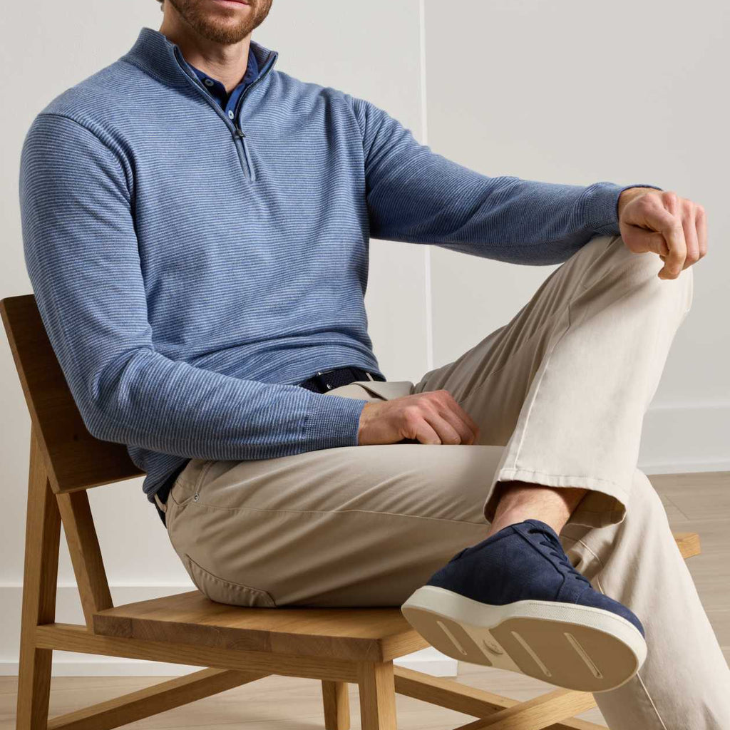 Peter Millar Canton Stripe 1/4 Zip