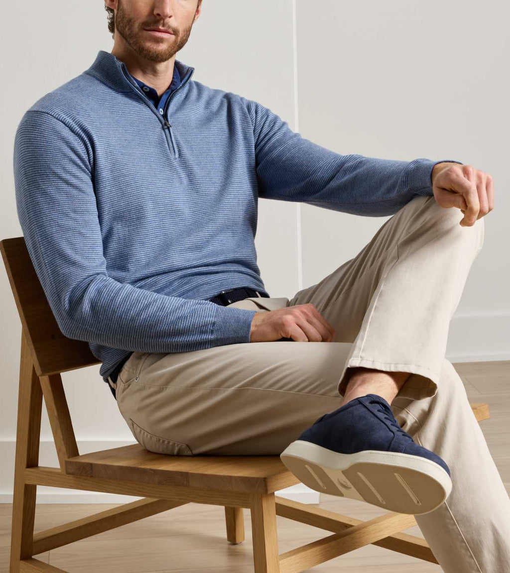 Peter Millar Canton Stripe 1/4 Zip