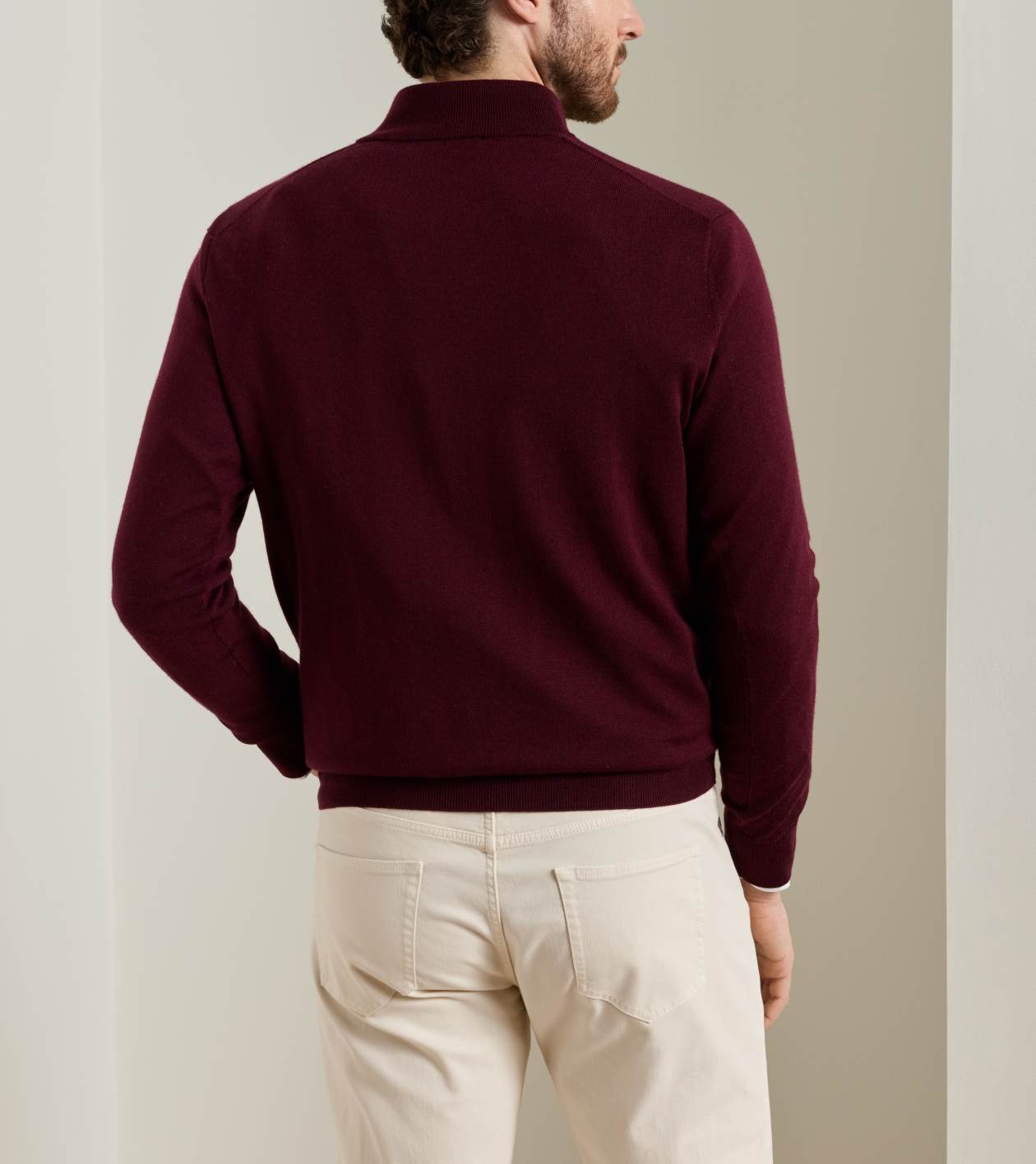 Peter Millar Autumn Crest Suede Trim Quarter-Zip