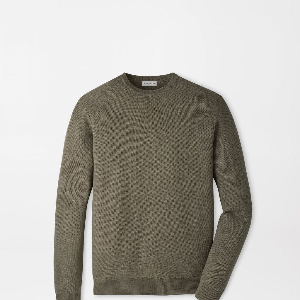 Peter Millar Autumn Crest Honeycomb Crewneck Sweater