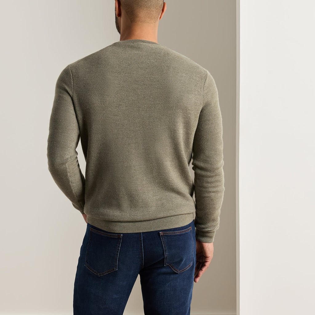 Peter Millar Autumn Crest Honeycomb Crewneck Sweater