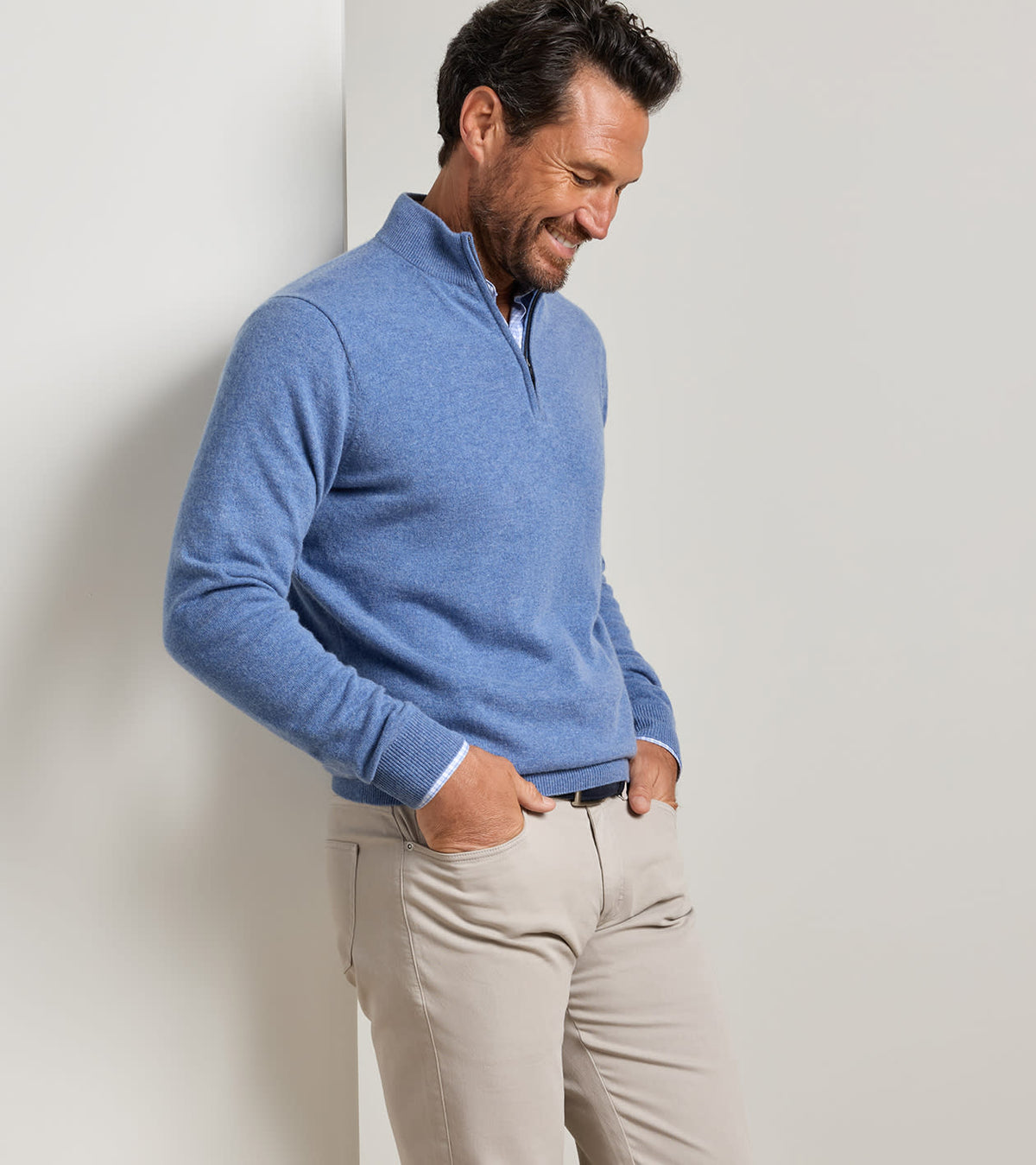 Peter Millar 25th Anniversary Cashmere Quarter-Zip Sweater