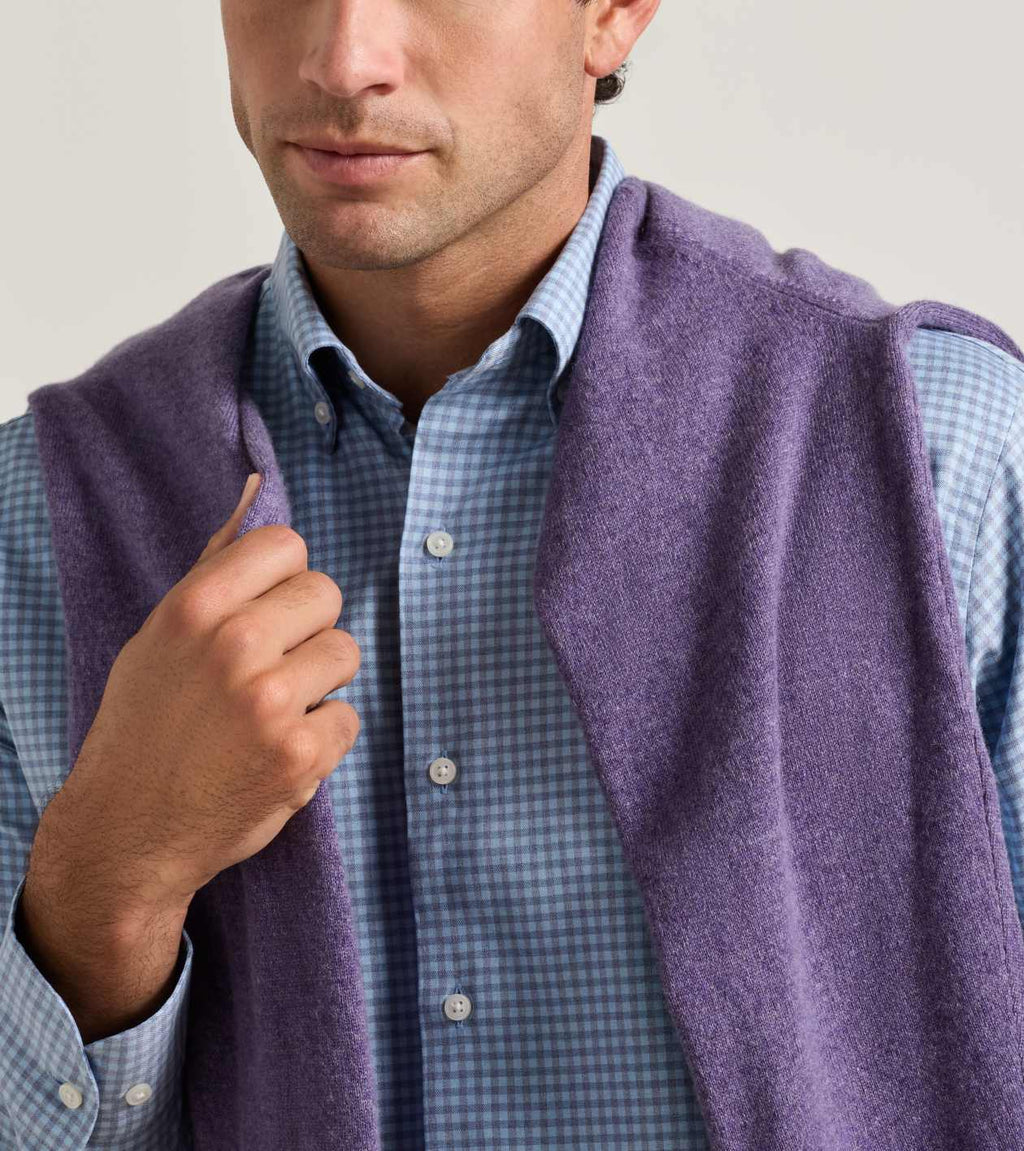 Peter Millar Liam Crown Soft Twill Sport Shirt