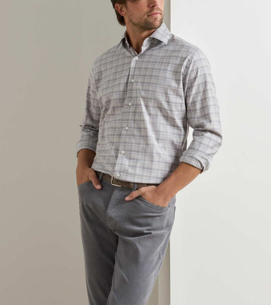 Peter Millar Griffin Crown Soft Twill Sport Shirt