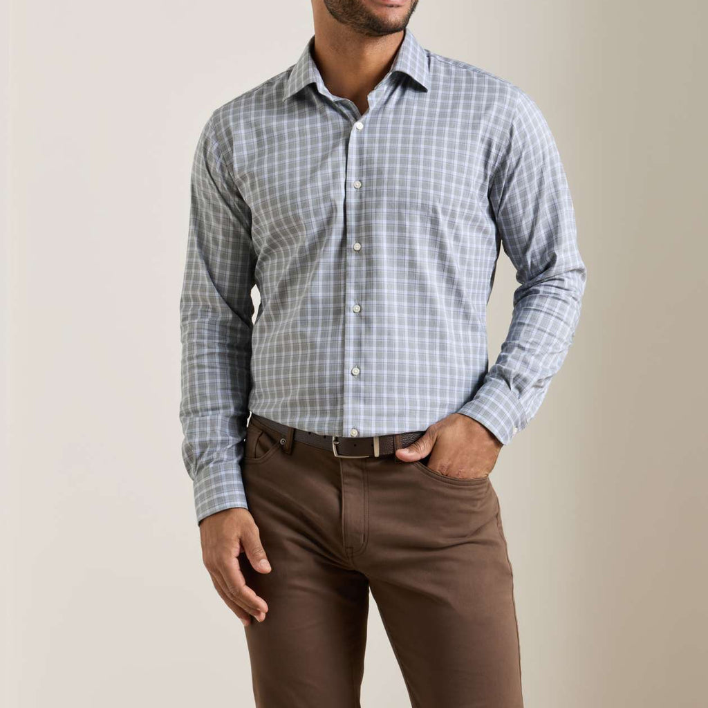 Peter Millar Lincoln Crown Lite Cotton-Stretch Sport Shirt