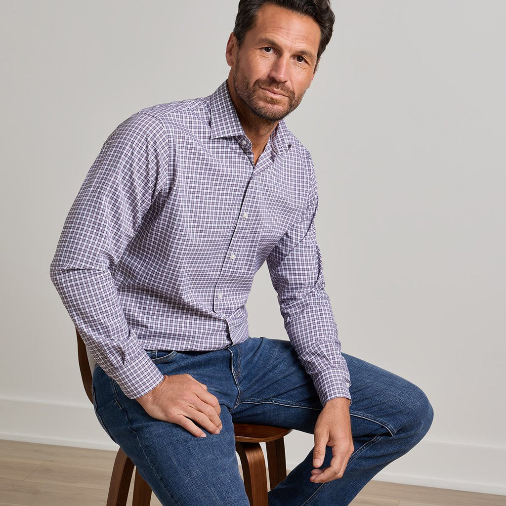 Peter Millar Atlas Crown Lite Cotton-Stretch Sport Shirt