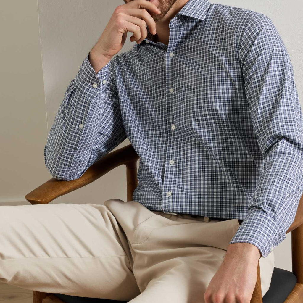 Peter Millar Atlas Crown Lite Cotton-Stretch Sport Shirt