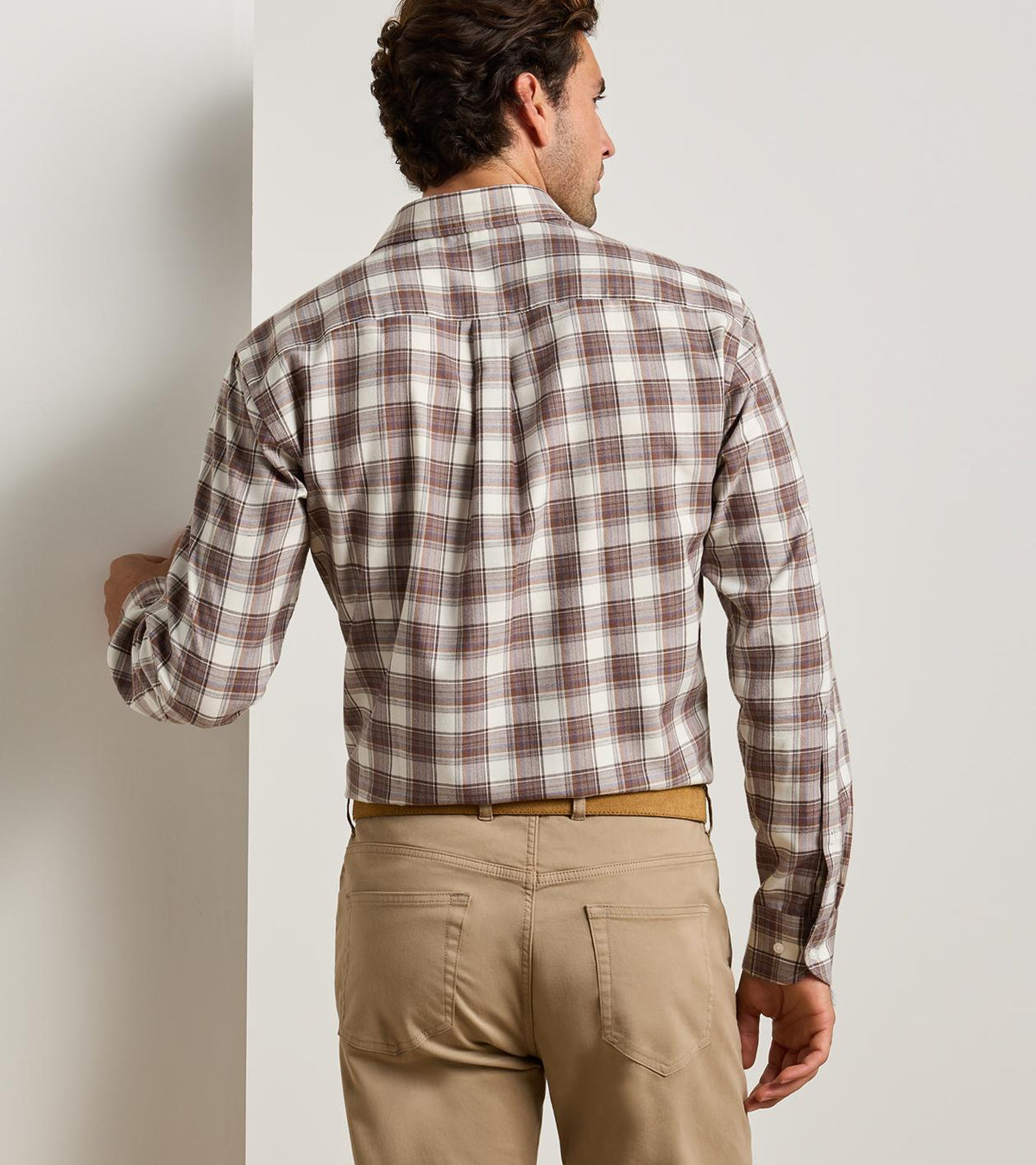 Peter Millar Cannon Performance Flannel Sport Shirt