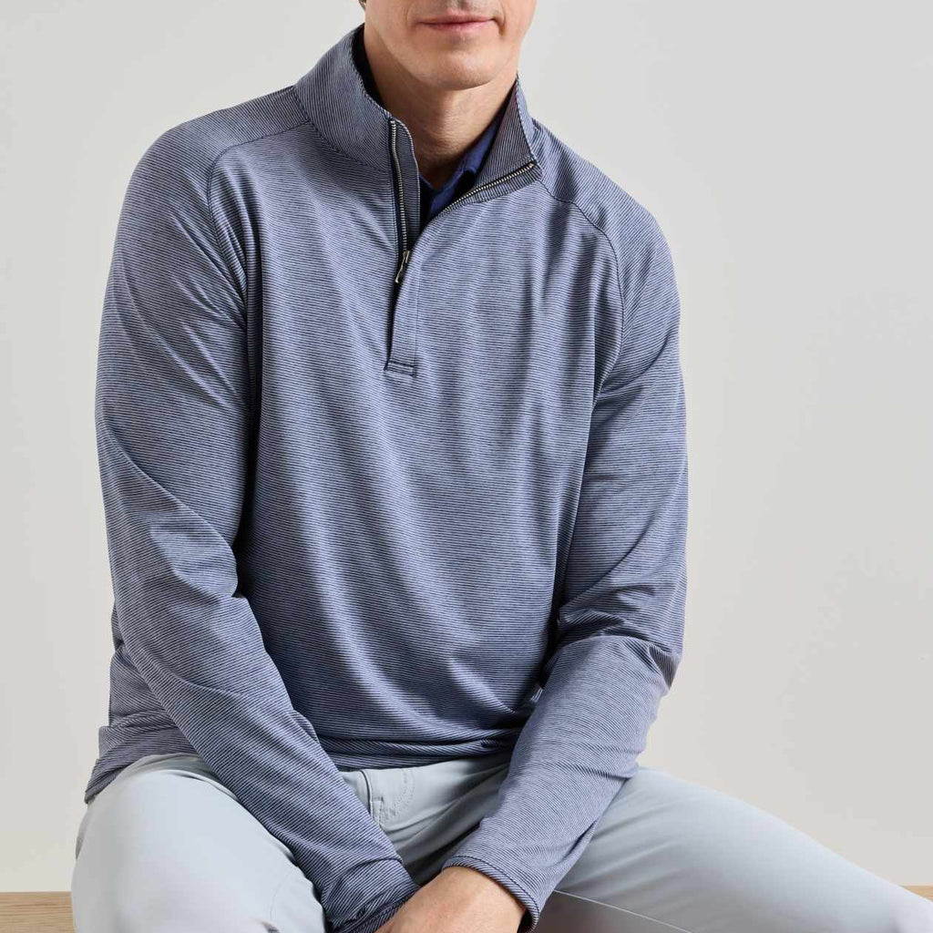 Peter Millar Stealth Stripe Performance Quarter-Zip