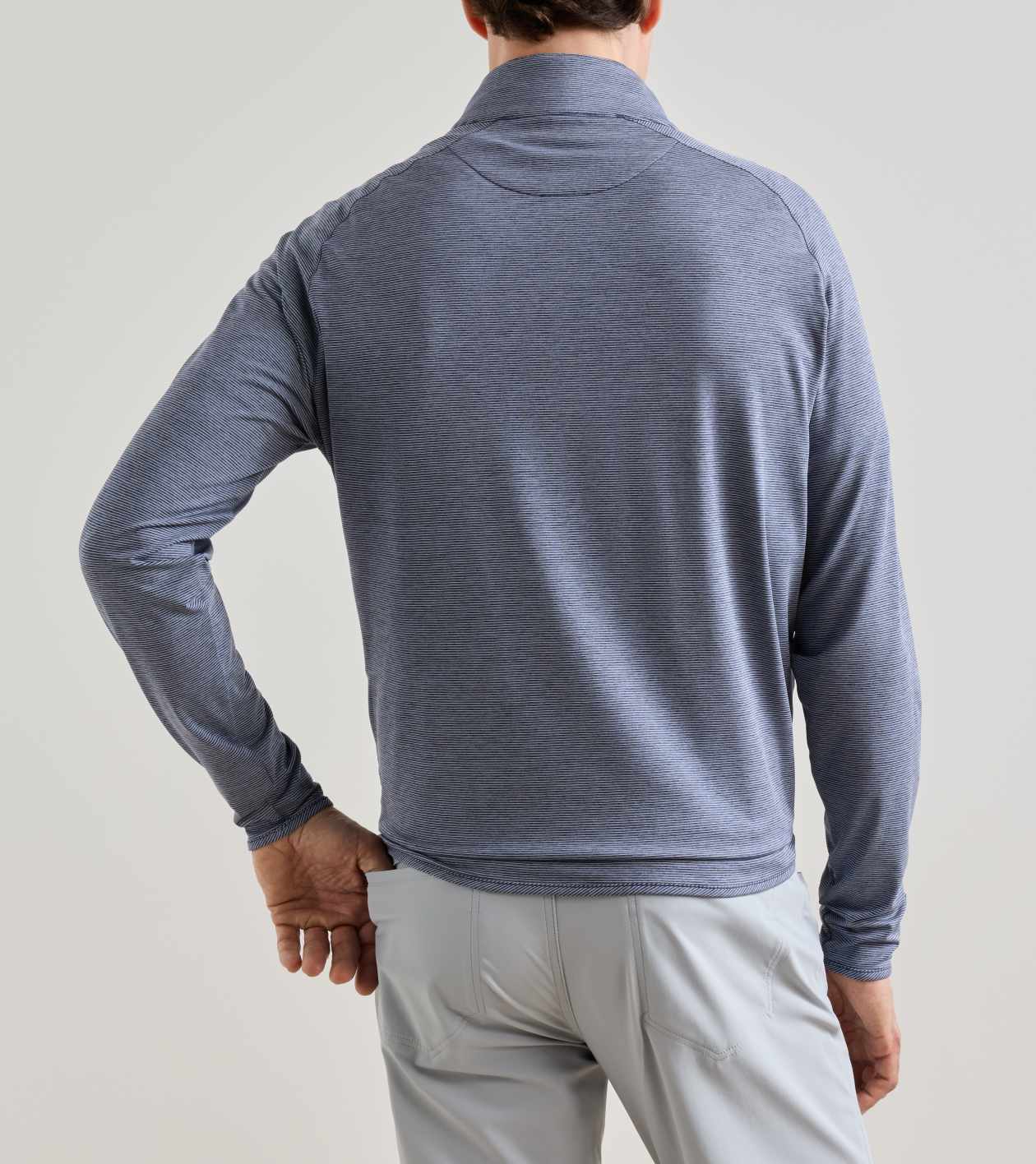 Peter Millar Stealth Stripe Performance Quarter-Zip