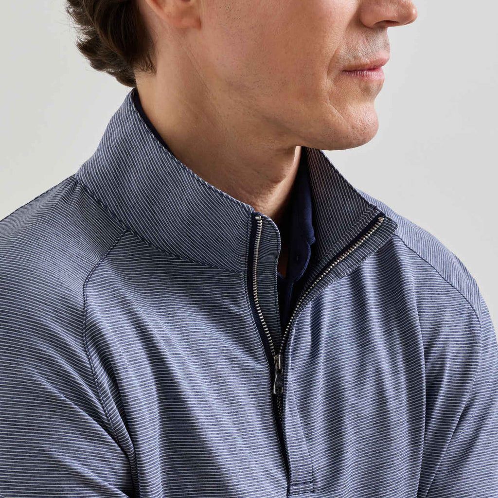 Peter Millar Stealth Stripe Performance Quarter-Zip