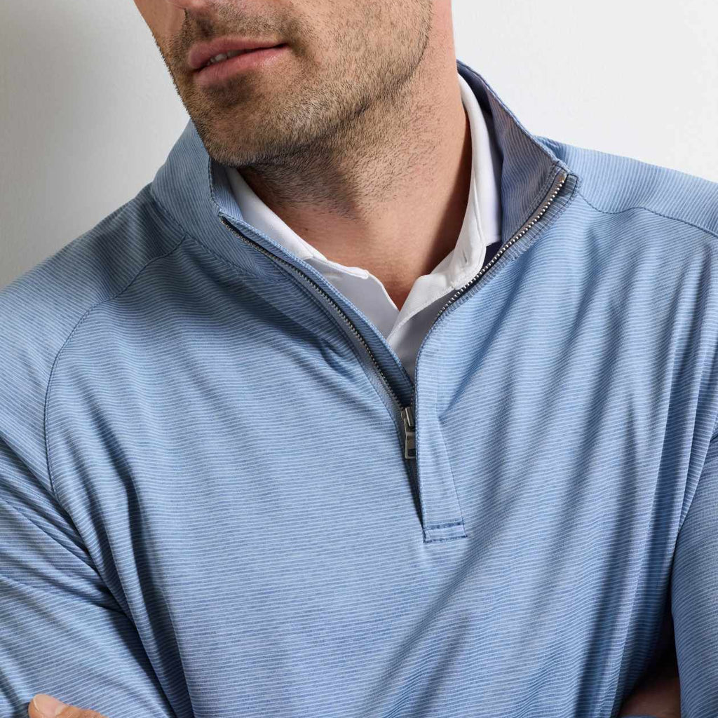 Peter Millar Stealth Stripe Performance Quarter-Zip