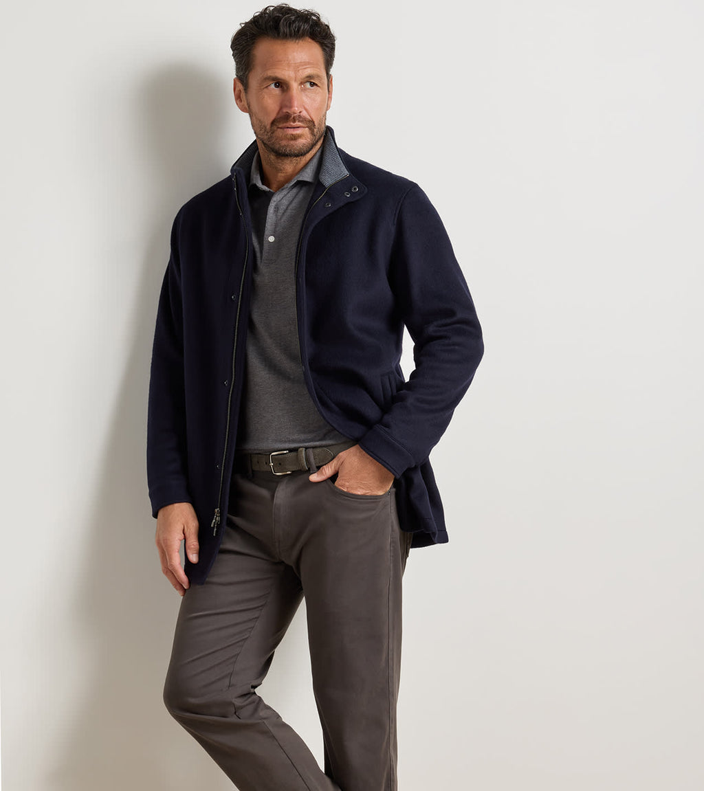 Peter Millar Crown Flex Merino City Coat