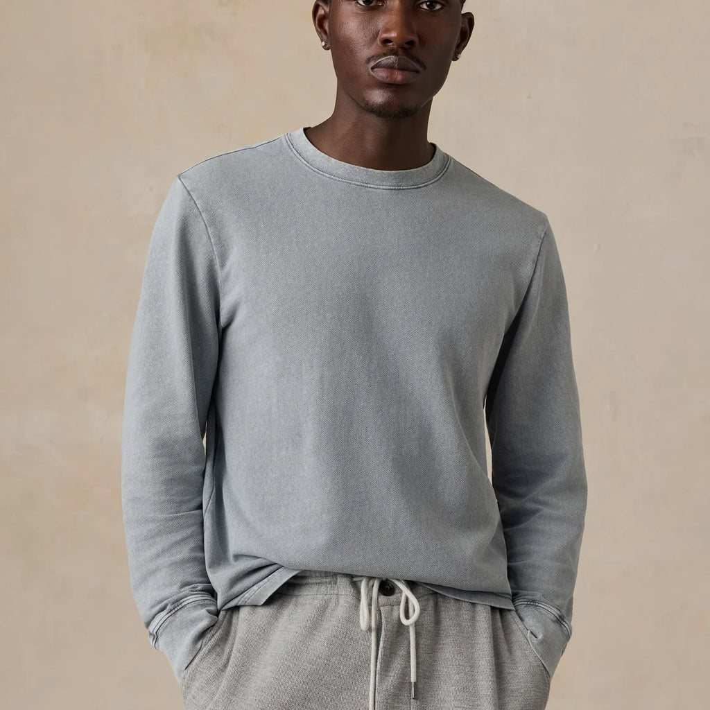 Faherty Long-Sleeve Recycled Terry Tee