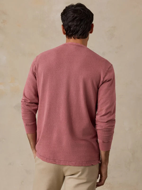 Faherty Long-Sleeve Recycled Terry Tee