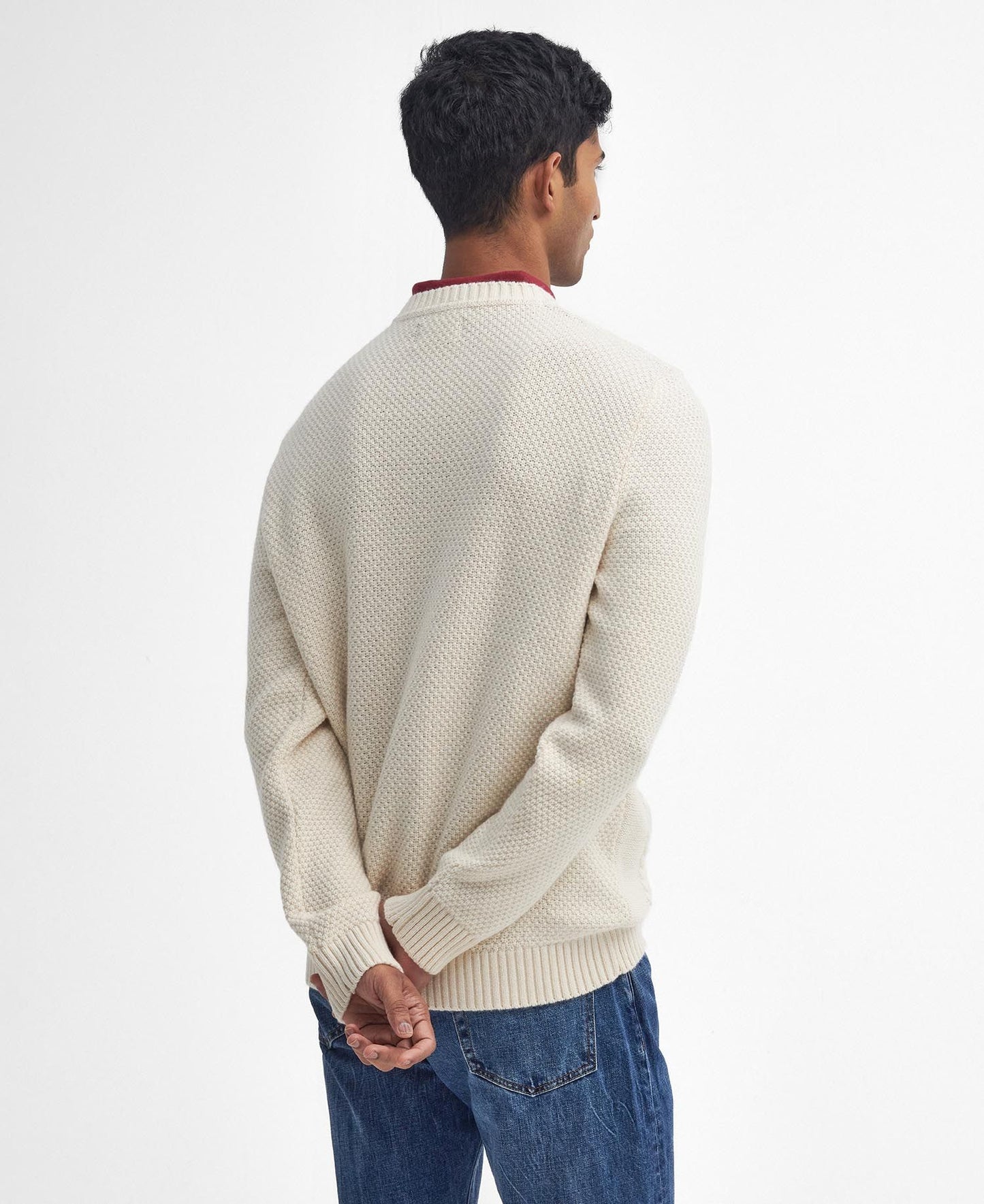 Barbour Casey Cable-Knit Crew Neck Jumper