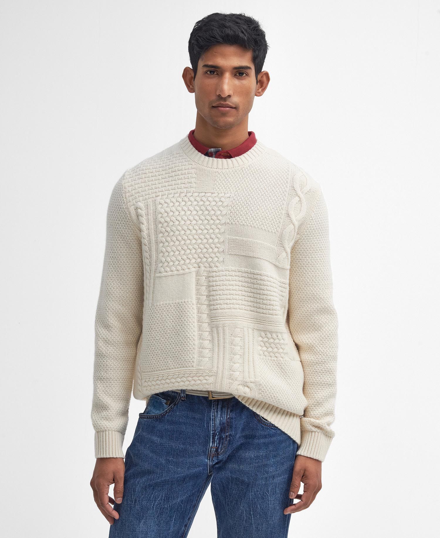 Barbour Casey Cable-Knit Crew Neck Jumper