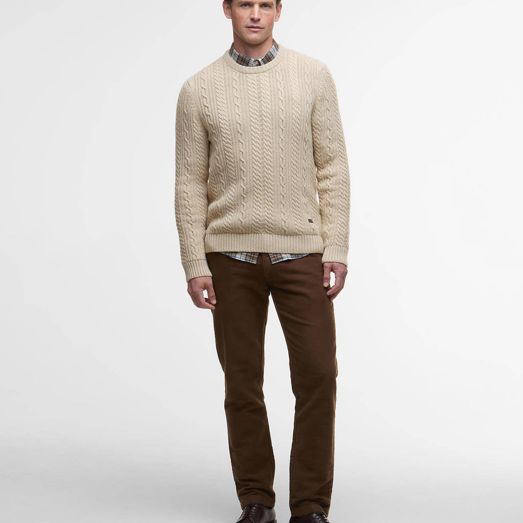 Barbour Lowfen Cable-Knit Jumper