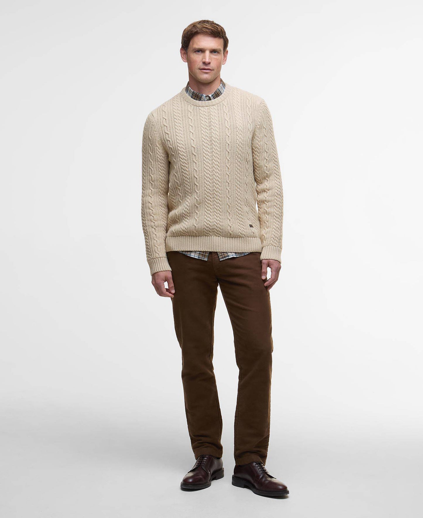 Barbour Lowfen Cable-Knit Jumper