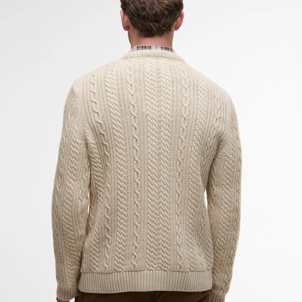 Barbour Lowfen Cable-Knit Jumper