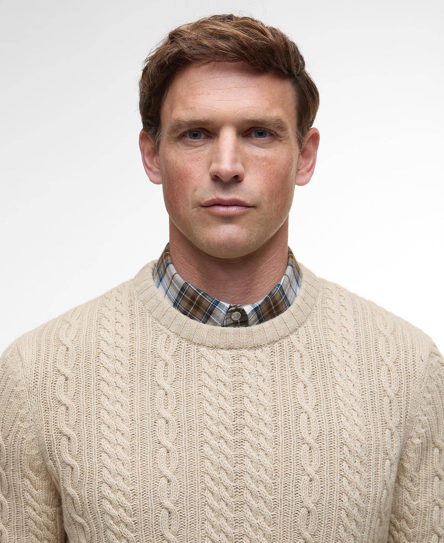 Barbour Lowfen Cable-Knit Jumper