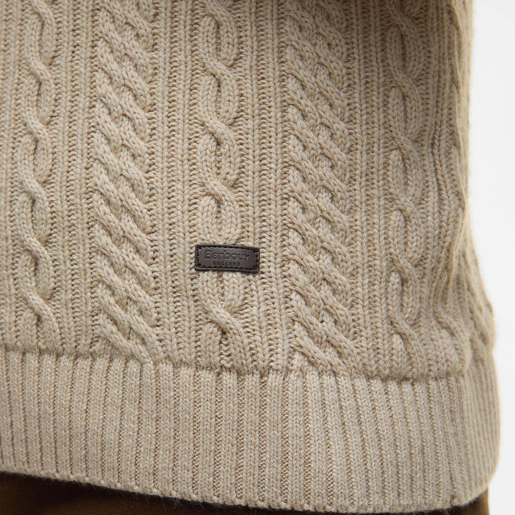 Barbour Lowfen Cable-Knit Jumper