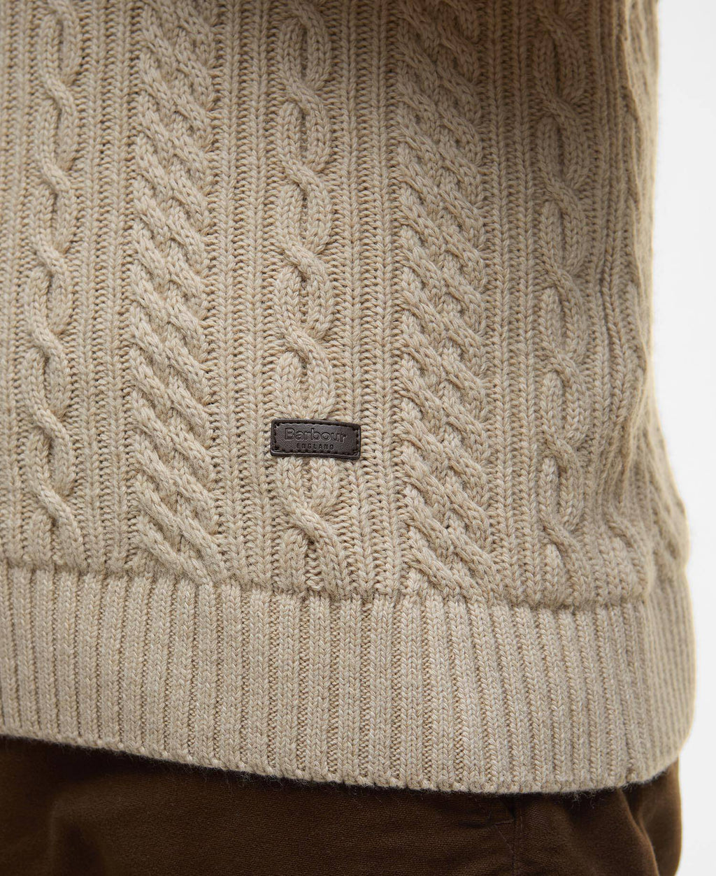 Barbour Lowfen Cable-Knit Jumper