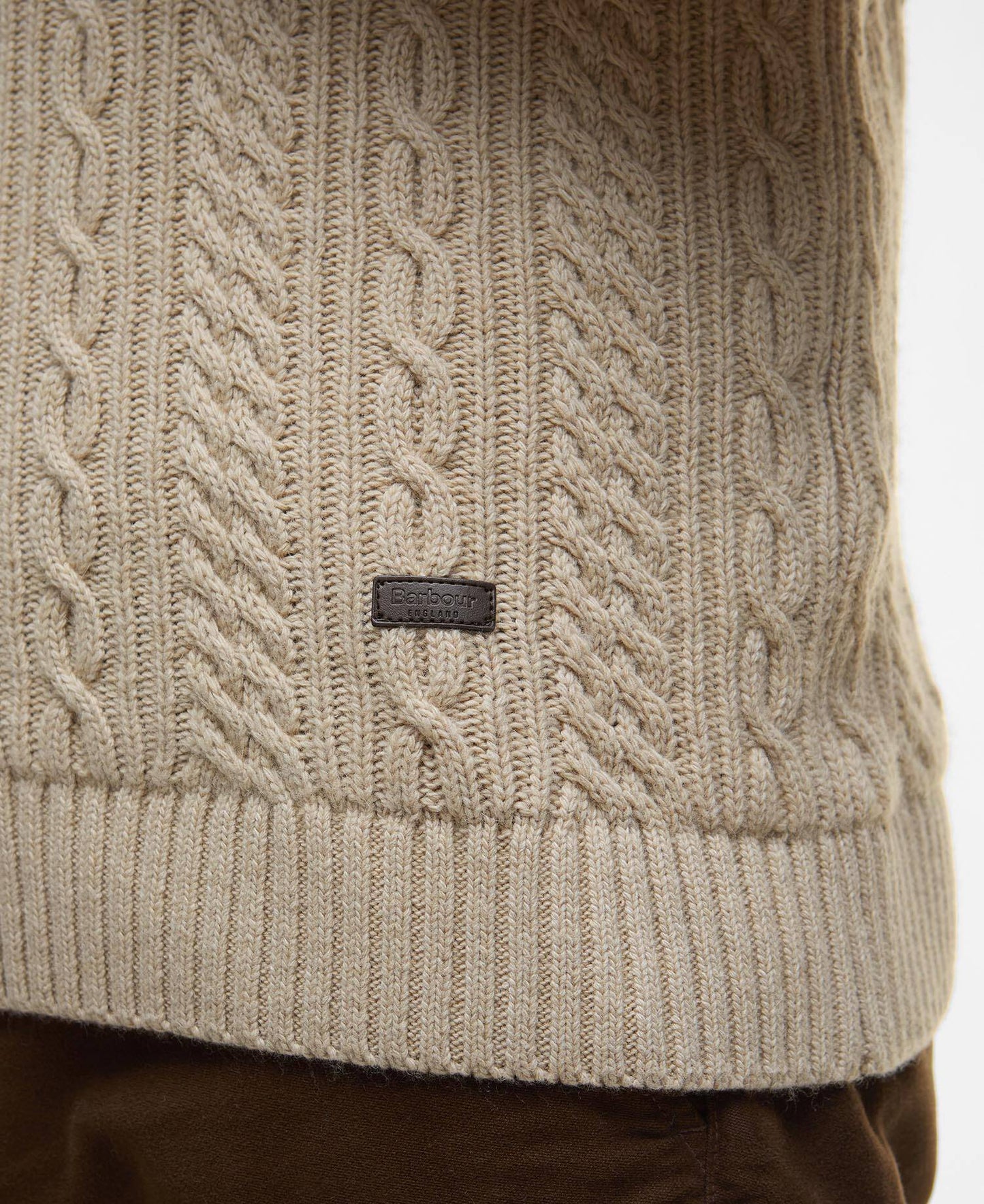 Barbour Lowfen Cable-Knit Jumper