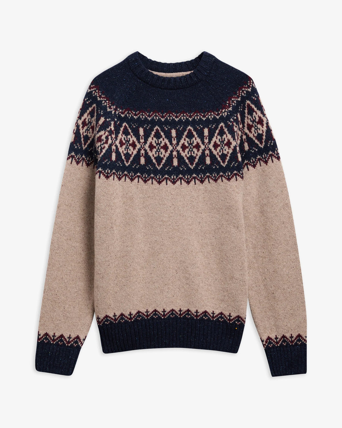 Barbour Tisbury Fair Isle Crew Neck Jumper