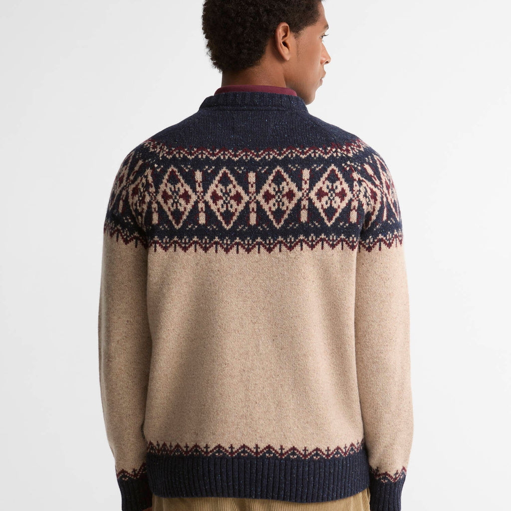 Barbour Tisbury Fair Isle Crew Neck Jumper