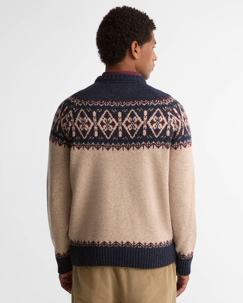 Barbour Tisbury Fair Isle Crew Neck Jumper
