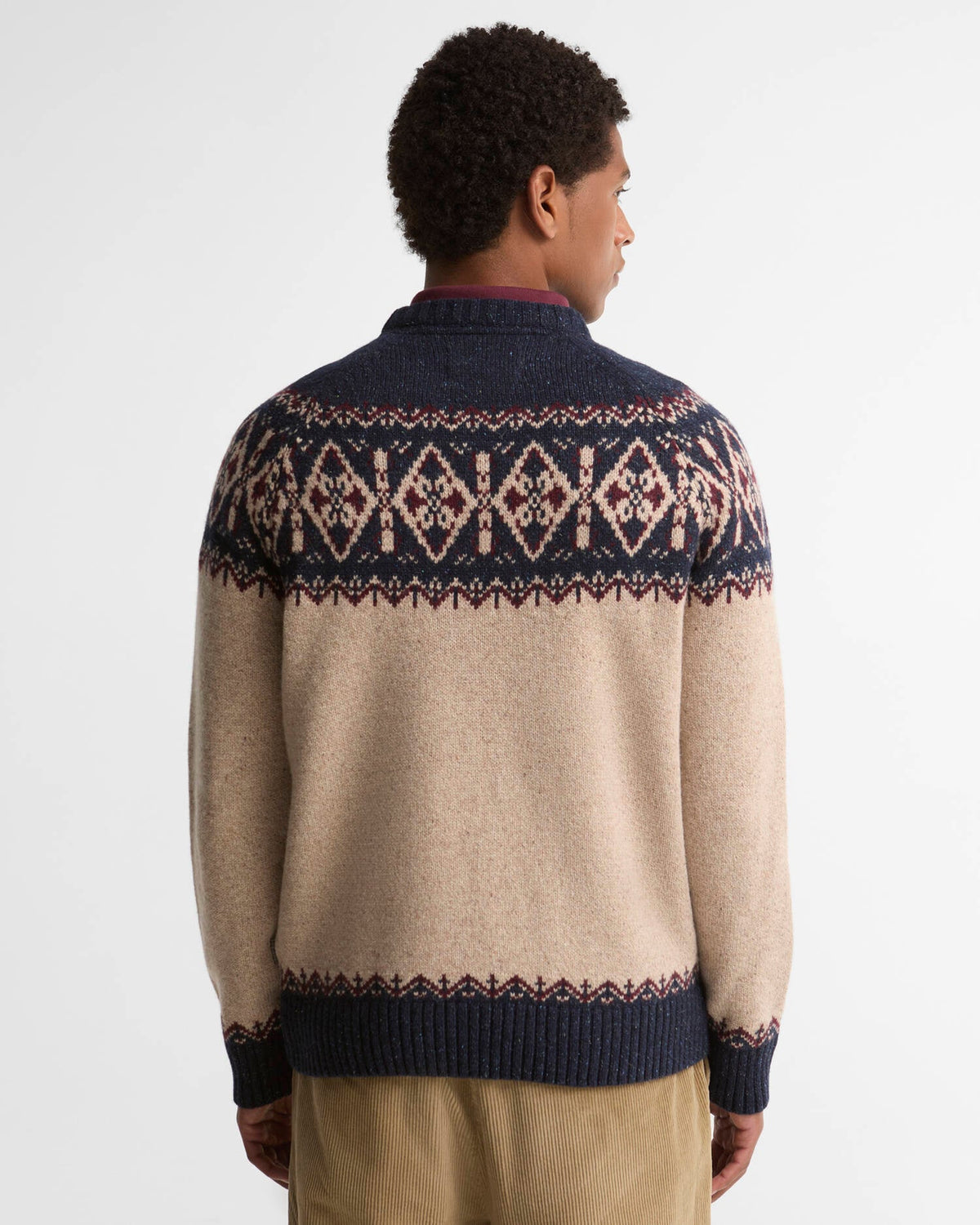 Barbour Tisbury Fair Isle Crew Neck Jumper