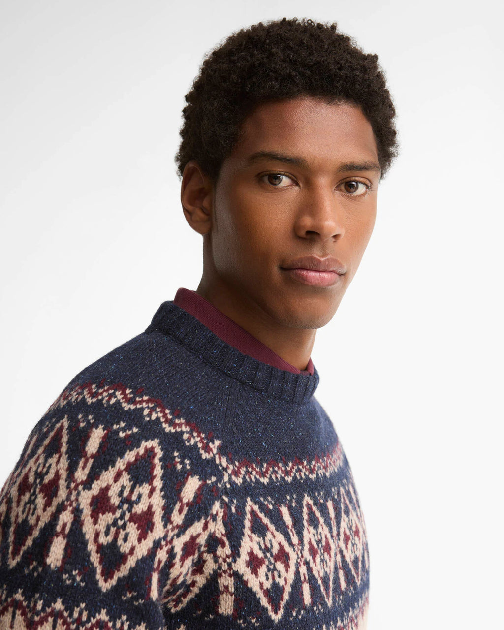 Barbour Tisbury Fair Isle Crew Neck Jumper