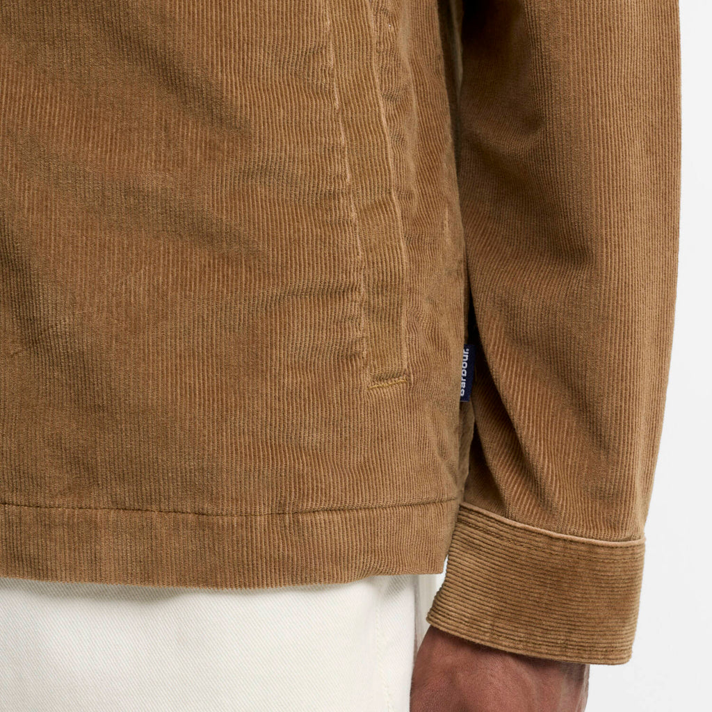 Barbour Tartan Trimmed Cord Overshirt