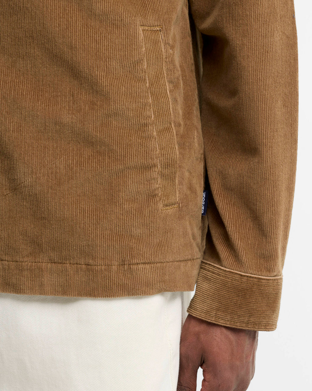 Barbour Tartan Trimmed Cord Overshirt