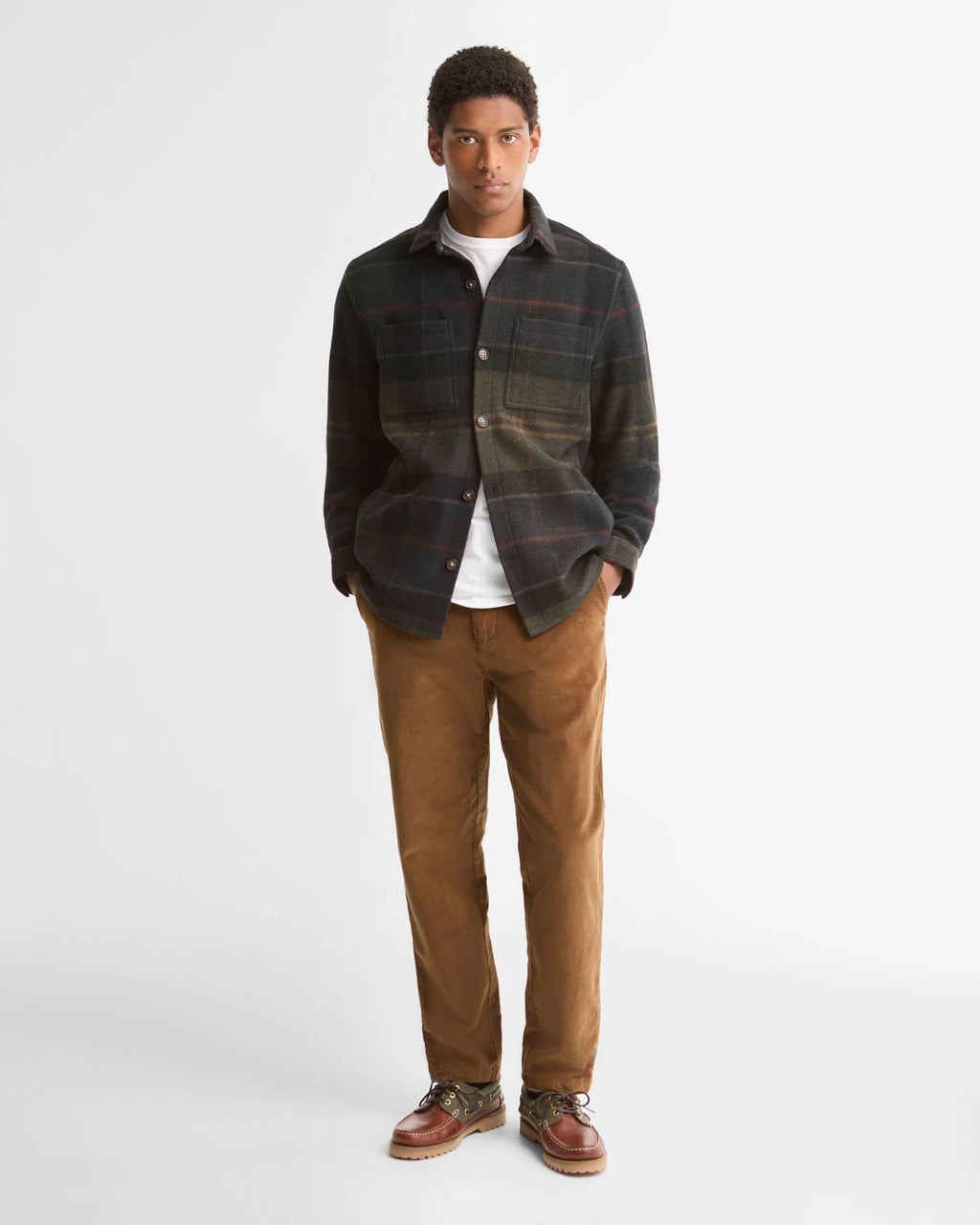 Barbour Woodlane Brushed Check Overshirt