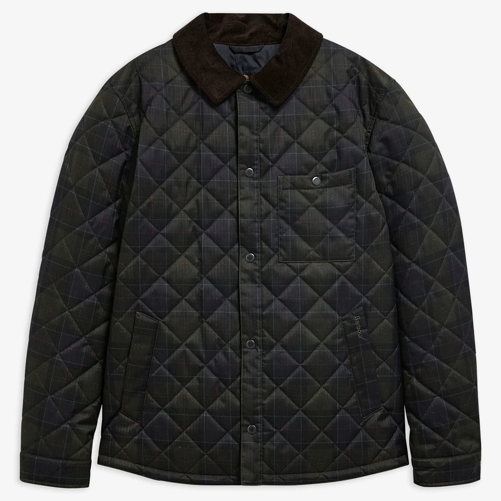 Barbour Tartan Shirt Quilted Jacket