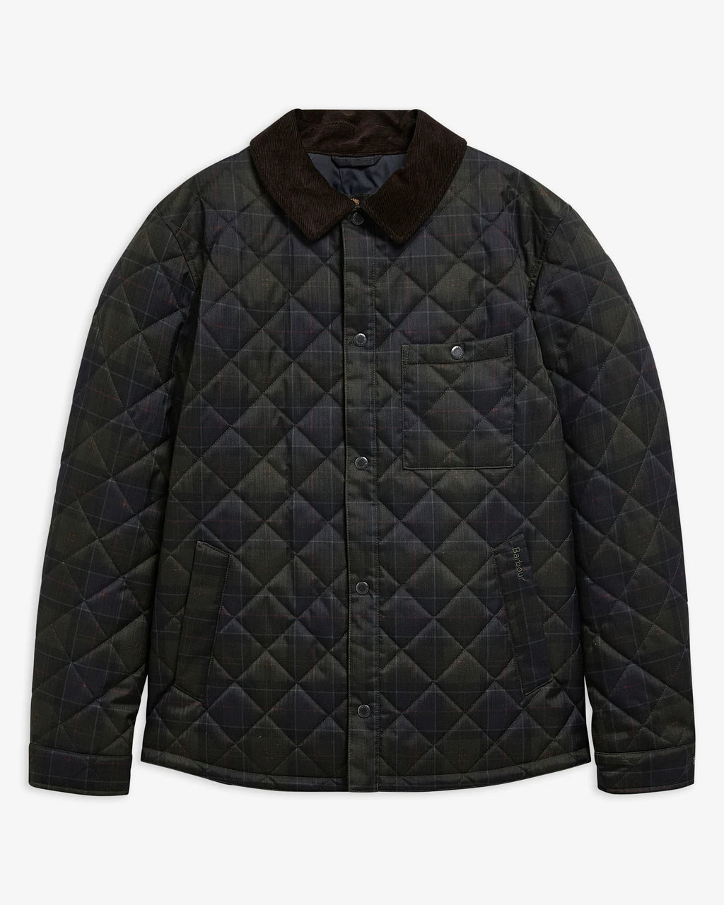 Barbour Tartan Shirt Quilted Jacket