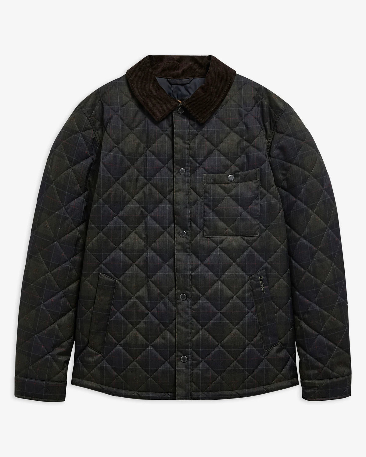Barbour Tartan Shirt Quilted Jacket