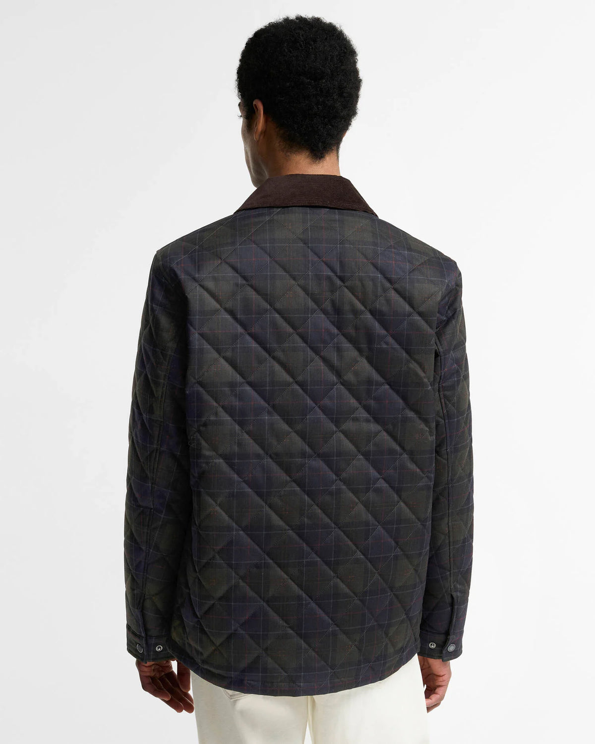 Barbour Tartan Shirt Quilted Jacket
