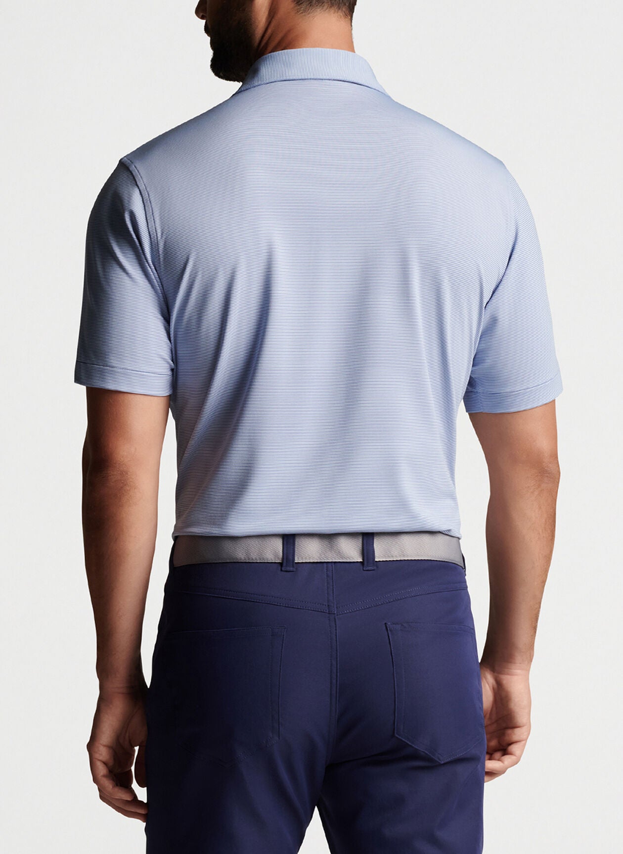 Peter Millar Jubilee Stripe Stretch Jersey Performance Polo