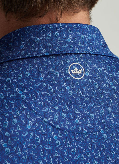 Peter Millar Wine Country Performance Jersey Polo