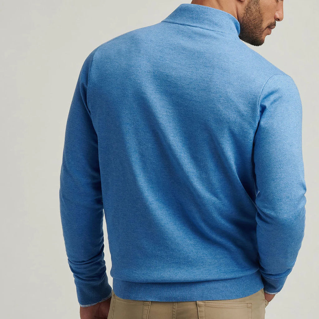Peter Millar Coolspun Cotton Quarter-Zip Sweater