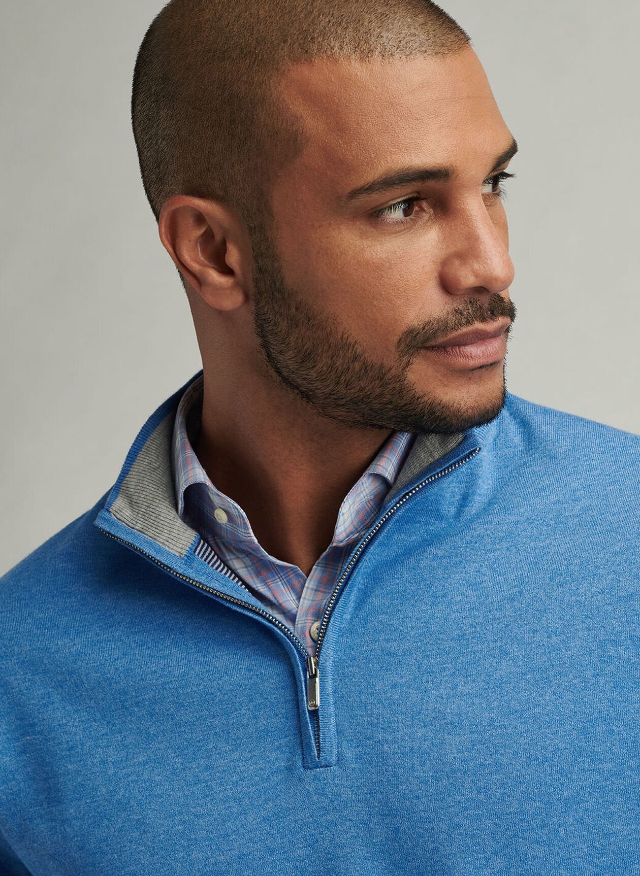 Peter Millar Coolspun Cotton Quarter-Zip Sweater