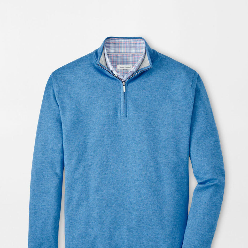 Peter Millar Coolspun Cotton Quarter-Zip Sweater