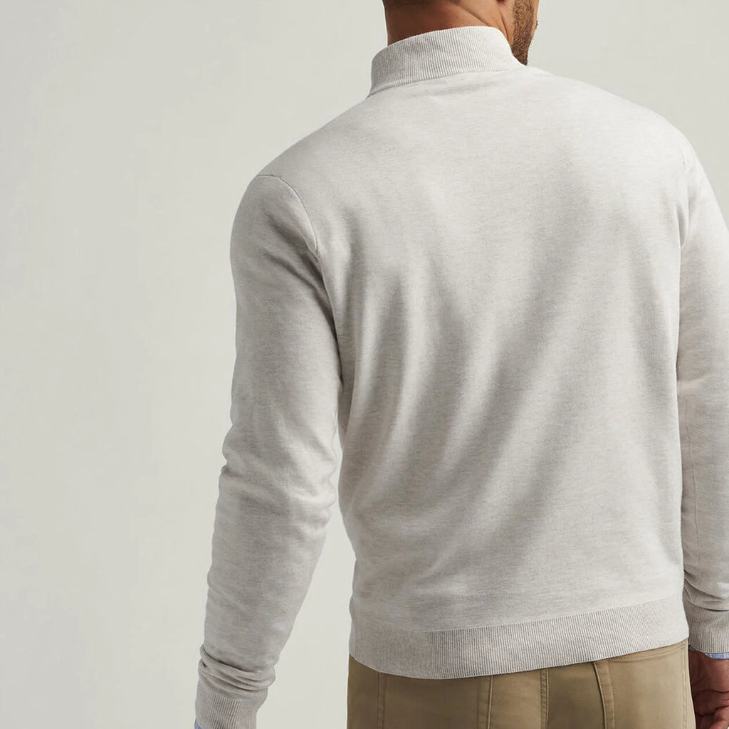 Peter Millar Coolspun Cotton Quarter-Zip Sweater